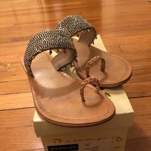 Restricted Bronze and Tan Bohemian Sandals